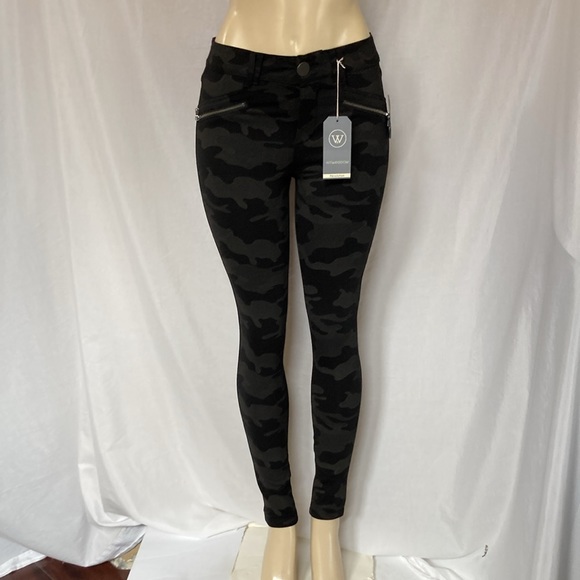 COPY - WIT & WISDOM Leggings Women Size 6P Camouflage Ponte Knit Ankle Trouser… - Picture 4 of 10